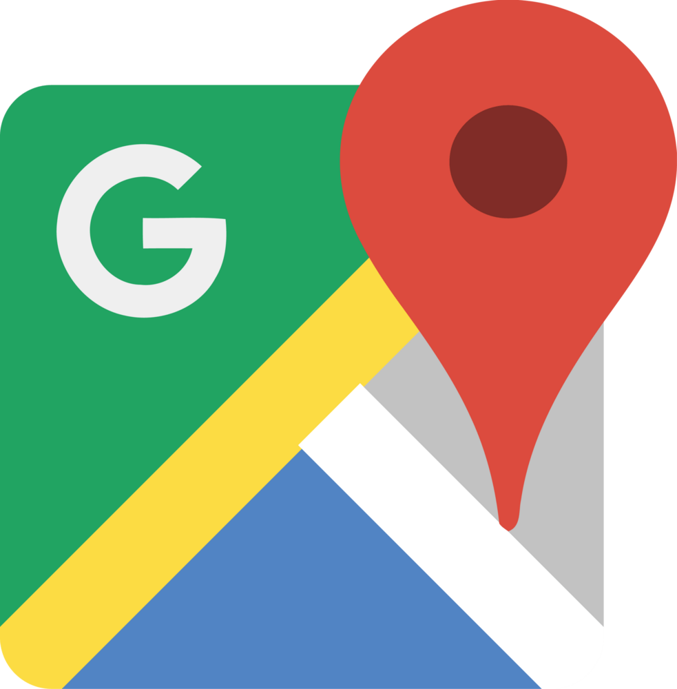 New Google Maps Icon Logo PNG Vector