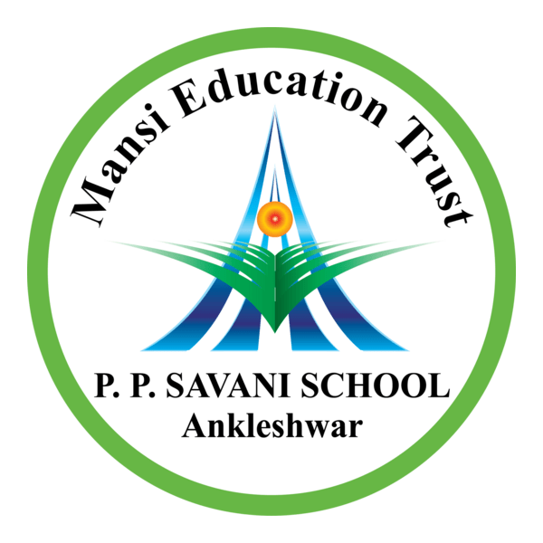 PP Savani School, Ankleshwar Logo PNG Vector