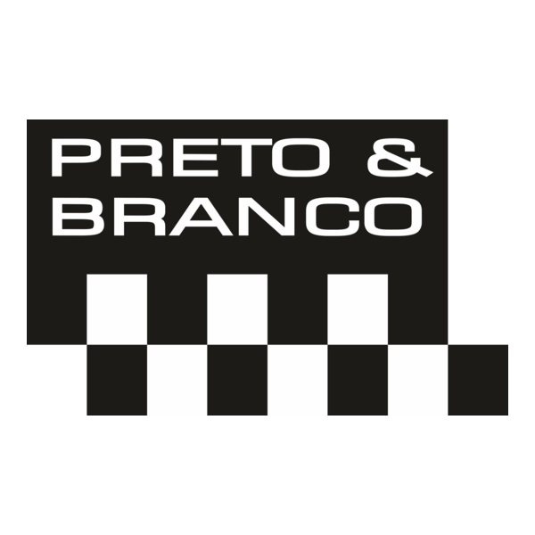 Preto & Branco Logo PNG Vector