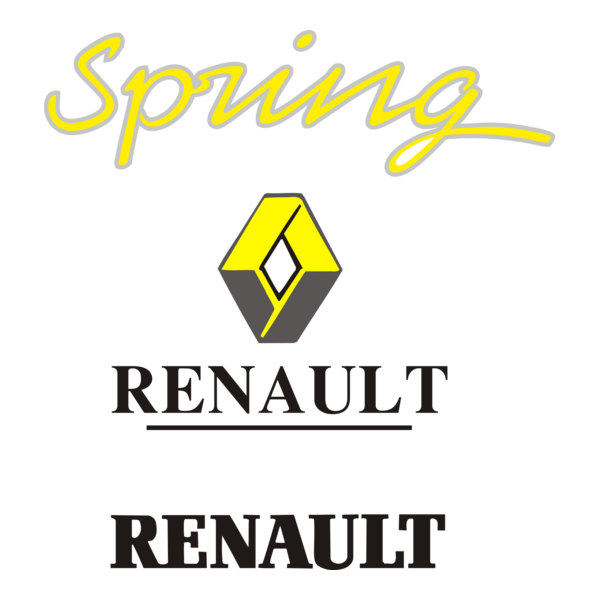 Renault Spring Sticker Logo PNG Vector