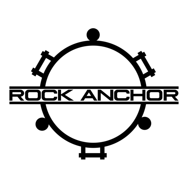 Rock Anchor Logo PNG Vector