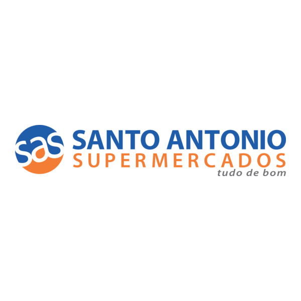 Santo Antônio Supermercado Logo PNG Vector