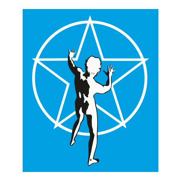 Star Man Logo PNG Vector