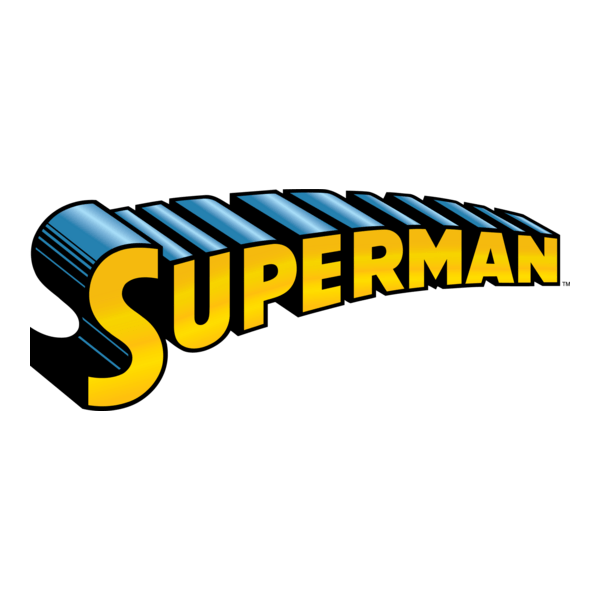 Superman Name Logo PNG Vector