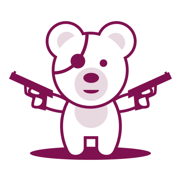 Tough Teddy Logo PNG Vector