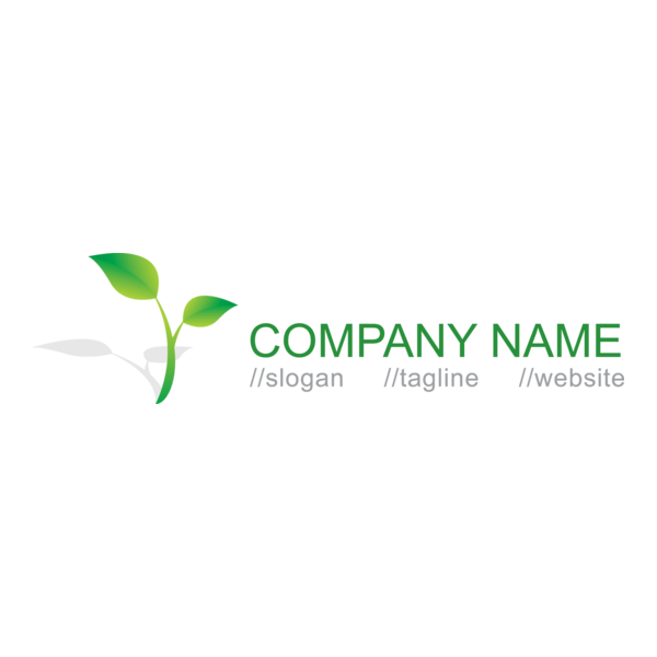 Tree Sapling Logo PNG Vector