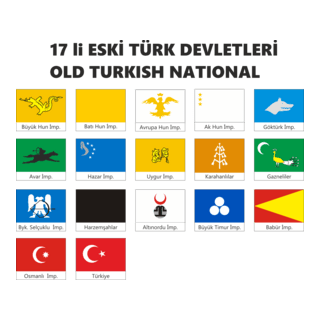 17 li ESKİ DEVLET BAYRAKLARI Logo PNG Vector