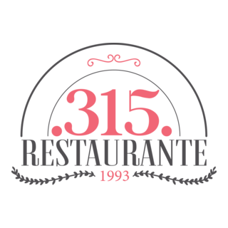 315 Restaurante Logo PNG Vector
