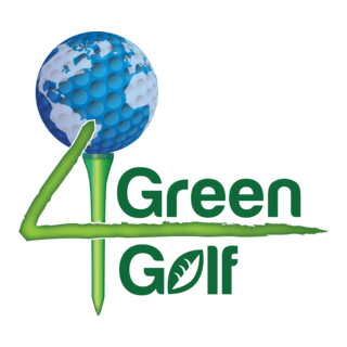 4 Green Golf Logo PNG Vector