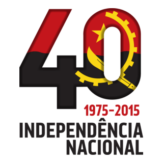 Angola 40 anos Logo PNG Vector