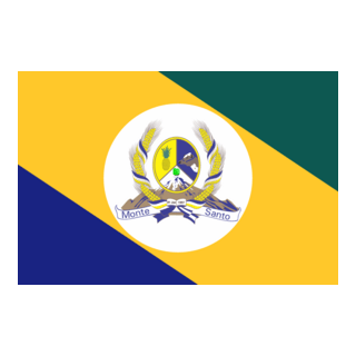 Bandeira do Município de Monte Santo do Tocantins Logo PNG Vector