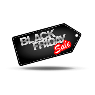 Black Friday tag Logo PNG Vector