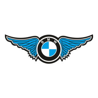 BMW with Wings Logo PNG Vector