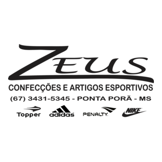 comercial zeus artigos esportivos Logo PNG Vector