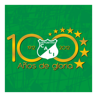 Deportivo Cali - 100 anos - 2012 Logo PNG Vector