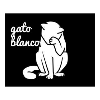 Gato Blanco Logo PNG Vector