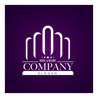 Hotel Industry Logo PNG Vector