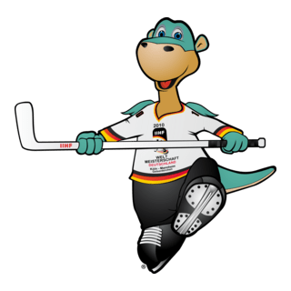 IIHF 2010 World Championship mascot Logo PNG Vector