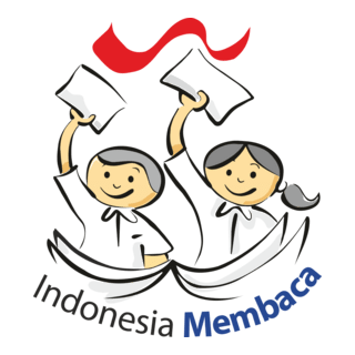 Indonesia Membaca Logo PNG Vector