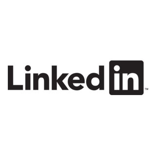 LinkedIn Black Logo PNG Vector