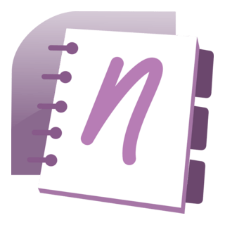 Microsoft OneNote Logo PNG Vector