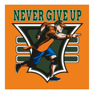 Never Give Up Logo PNG Vector