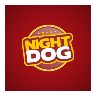 Night Dog Logo PNG Vector