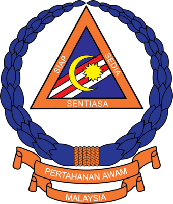 Pertahanan Awam Malaysia Logo PNG Vector