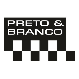 Preto & Branco Logo PNG Vector