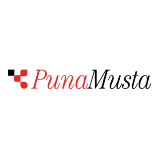 Punamusta Logo PNG Vector