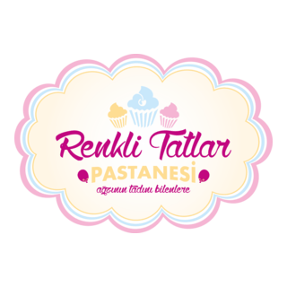 Renkli Tatlar Pastanesi Logo PNG Vector