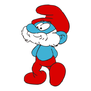 smurf Logo PNG Vector