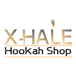 X-Hale Hookah Shop Logo PNG Vector