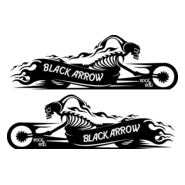 black arrow moto Logo PNG Vector