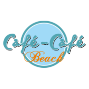 Cafe Beach Logo PNG Vector