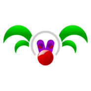 Evil Clown Logo PNG Vector