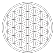 Flower of Life Logo PNG Vector