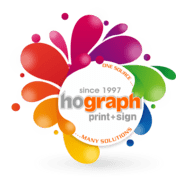 Hograph Print Logo PNG Vector