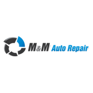 M & M Auto Repair Logo PNG Vector