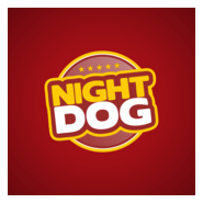 Night Dog Logo PNG Vector