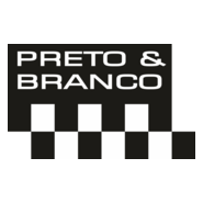 Preto & Branco Logo PNG Vector