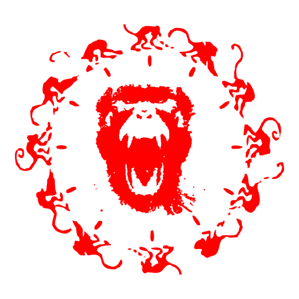 12 Monkey S Logo PNG Vector