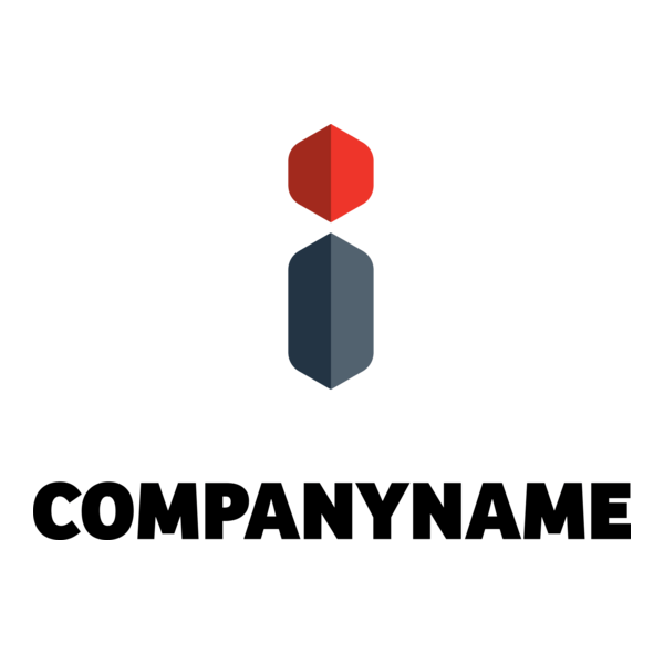 3D i Logo PNG Vector