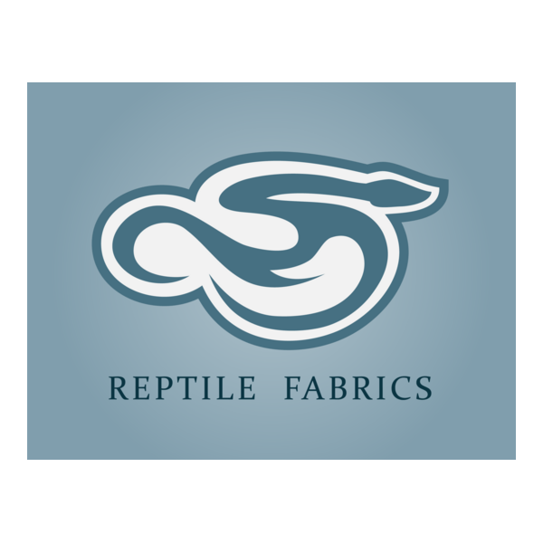 Abstract Blue White Reptile Fabrics Logo PNG Vector
