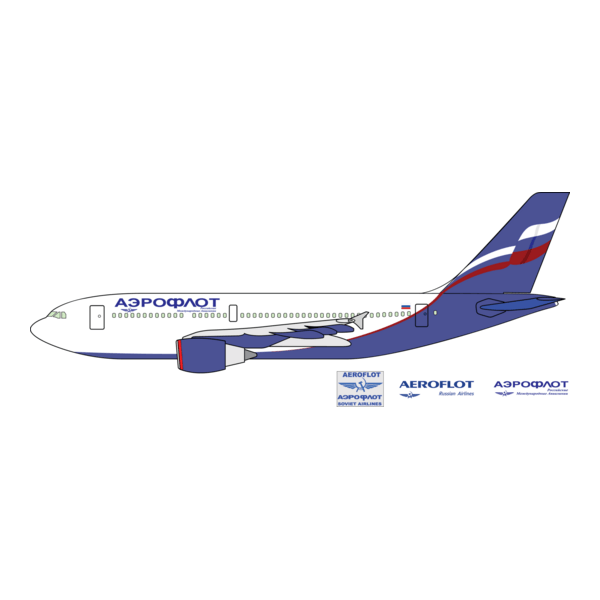 Aeroflot Rusland Logo PNG Vector