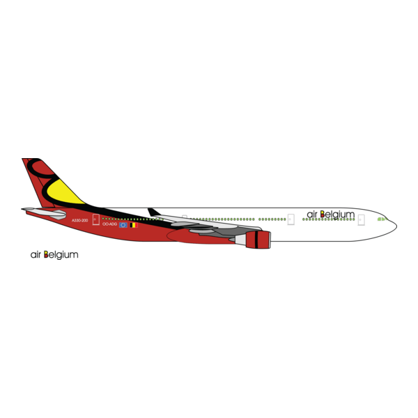 Air Belgium virtual airlines Logo PNG Vector