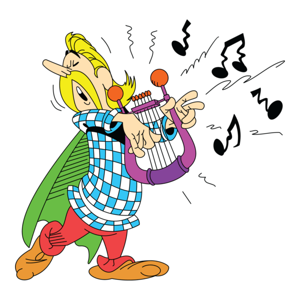 Asterix Cacafonix Logo PNG Vector