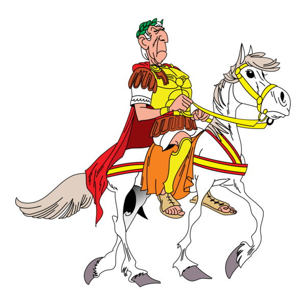 Asterix Julius Caesar Logo PNG Vector