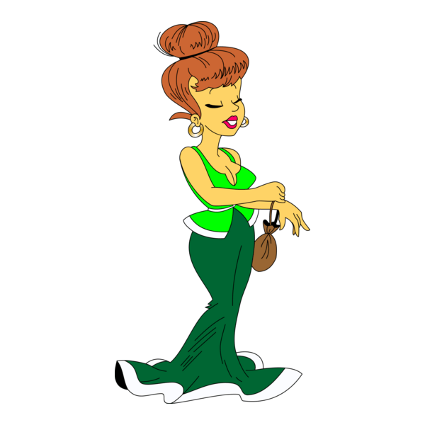 Asterix Miss Nestorix Logo PNG Vector