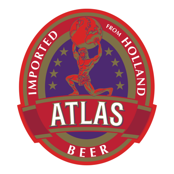 Atlas bier Logo PNG Vector